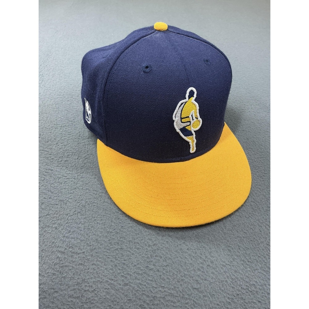 Indiana Pacers Hat Cap Fitted Mens 7 3/8 Blue NBA Basketball New Era 59FIFTY